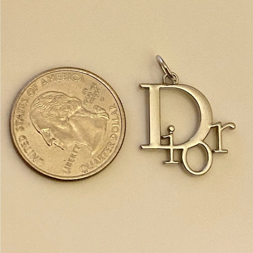 Dior silver pendant Charm - Picture 4 of 5